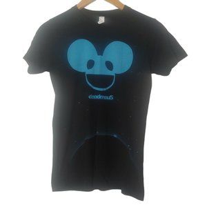 Deadmau5 Men's Small T Shirt Short Sleeve Black Electronic Music DJ Canada Space